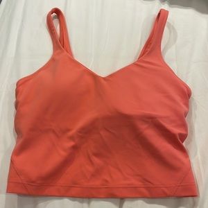 Lululemon align tank size 4 color pink orange